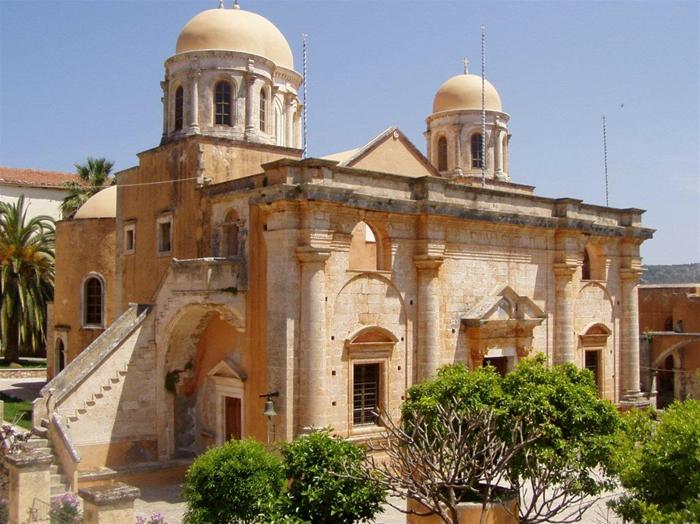 Μονή Αγίας Τριάδας,Μονές Κρήτης,Agia Triada Church,Churches of Crete